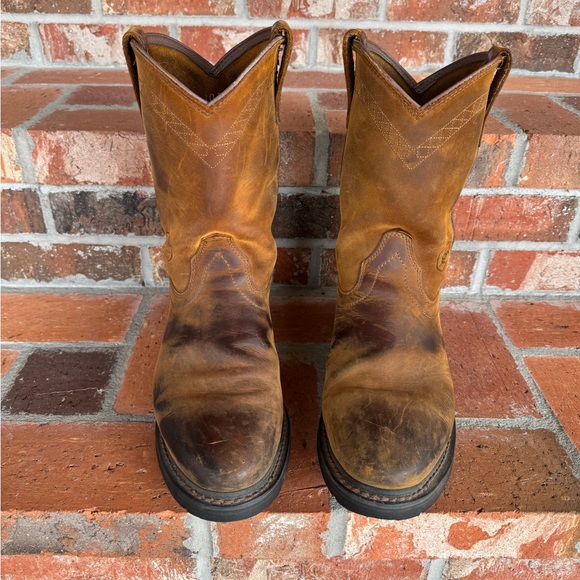 Ariat Other - Ariat Tan Leather Western Boots